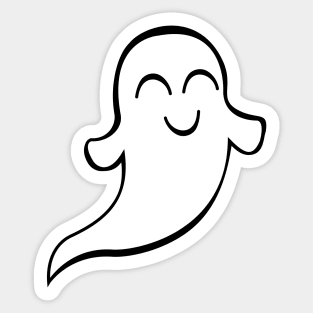 Ghostly Grin Sticker